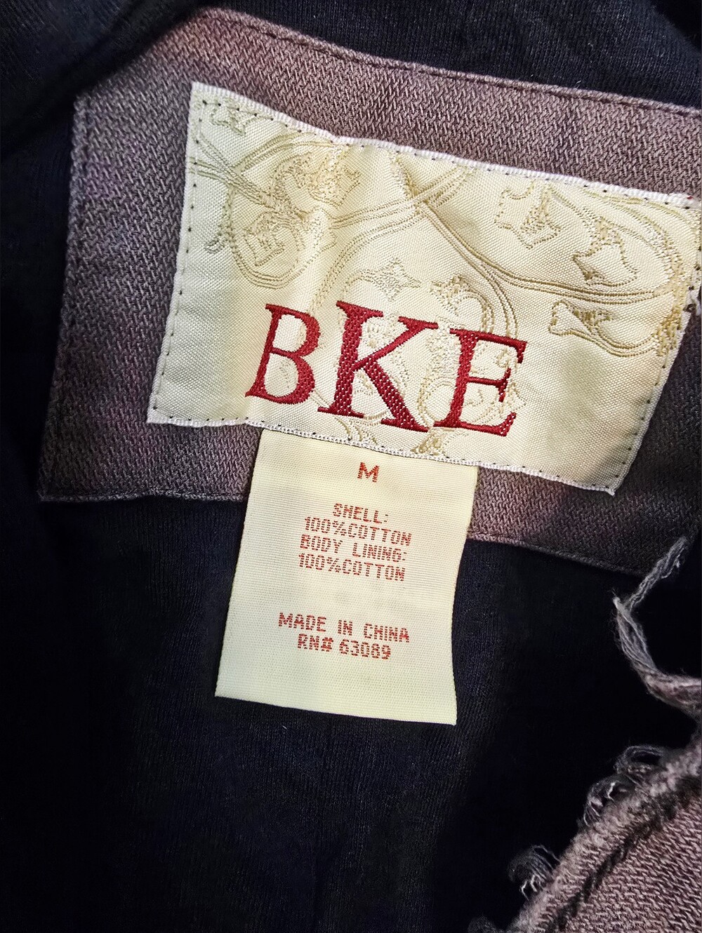 BKE Victorian Military Jacket Goth Steampunk Raw Edge Emo Grunge Punk Parade - Picture 12 of 12